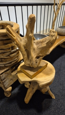 Teak houten ornament