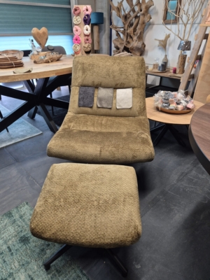 Relax fauteuil met voetensteun